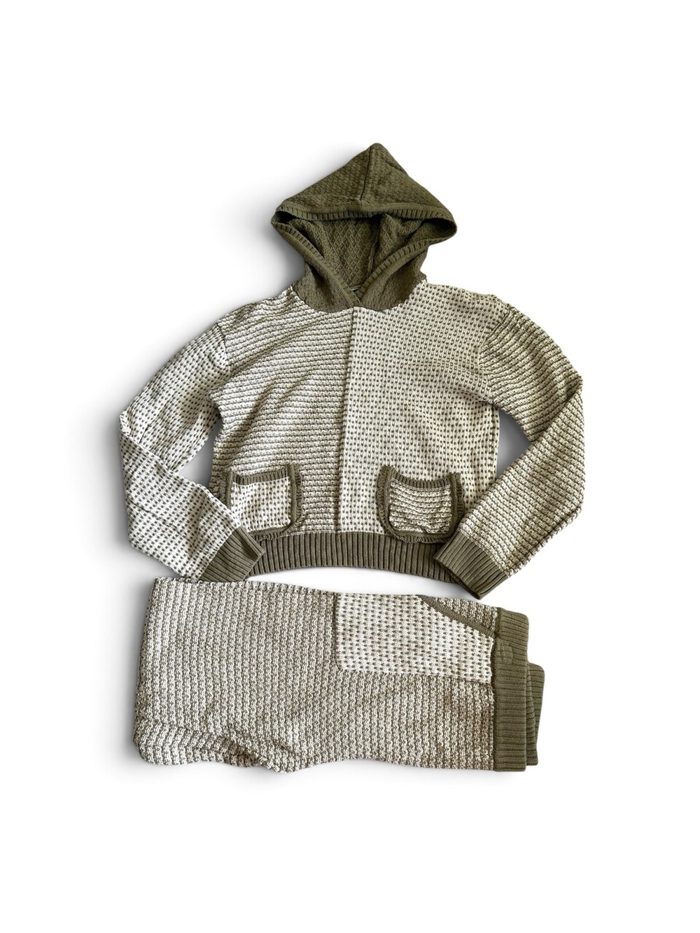 Finding Foxtale Sweater Knit Hoodie Matching Set